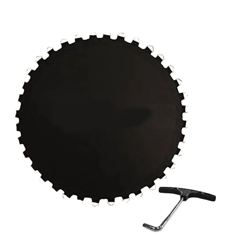 Round bungee trampoline replacement elastic fabric mat made from PP material