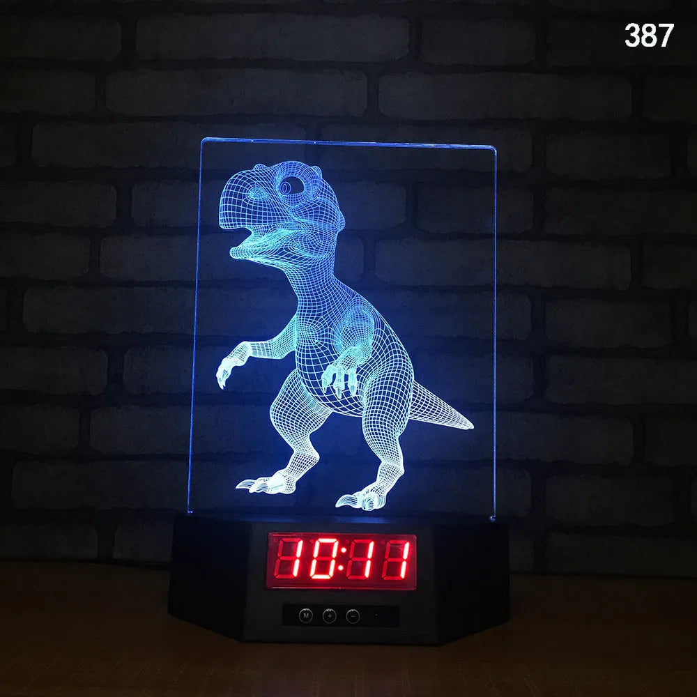 3D dolphin design LED night light with wireless charging surface and remote control