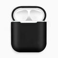 Silicone protective case with anti-loss rope for Apple AirPods, shown in multiple colour options.
