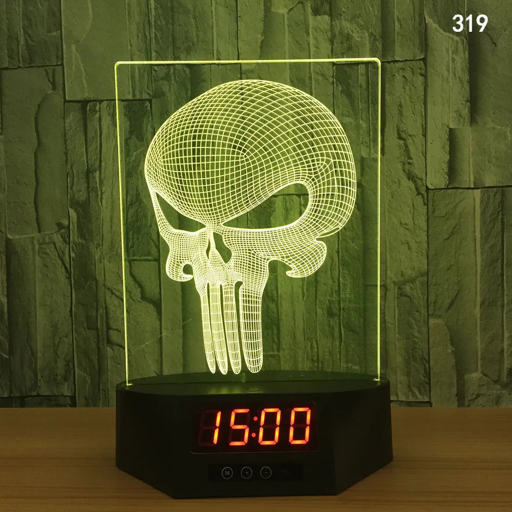 3D dolphin design LED night light with wireless charging surface and remote control