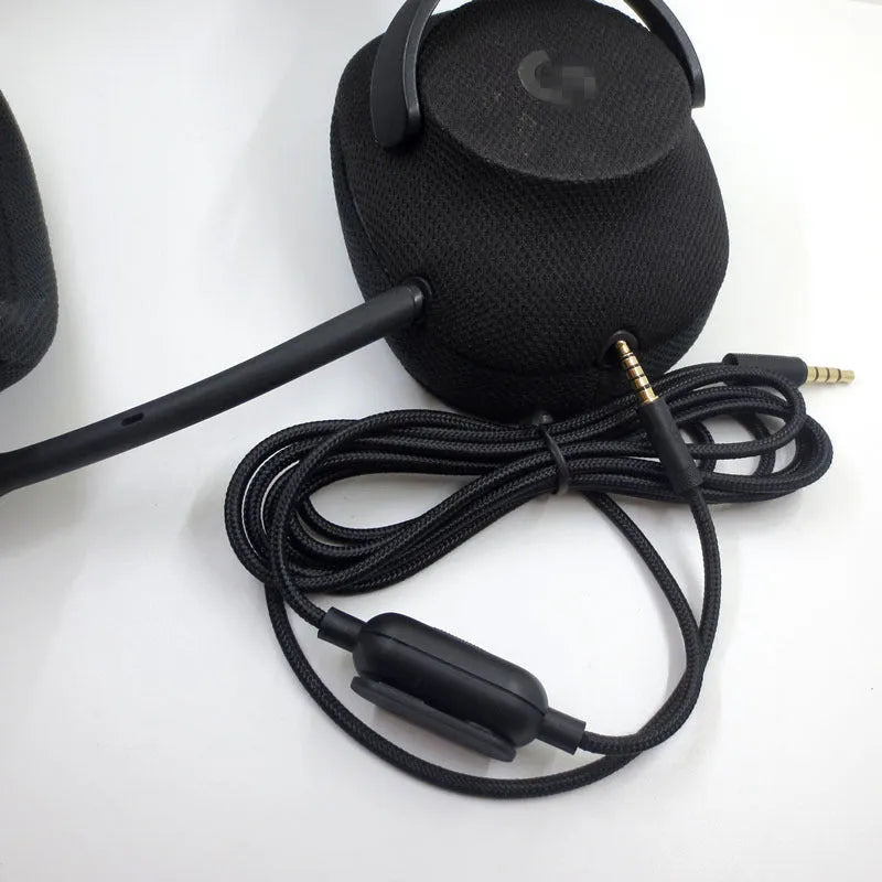 Black universal audio cable with bare copper core for digital device connections