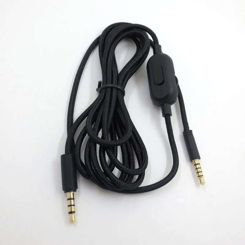 Black universal audio cable with bare copper core for digital device connections