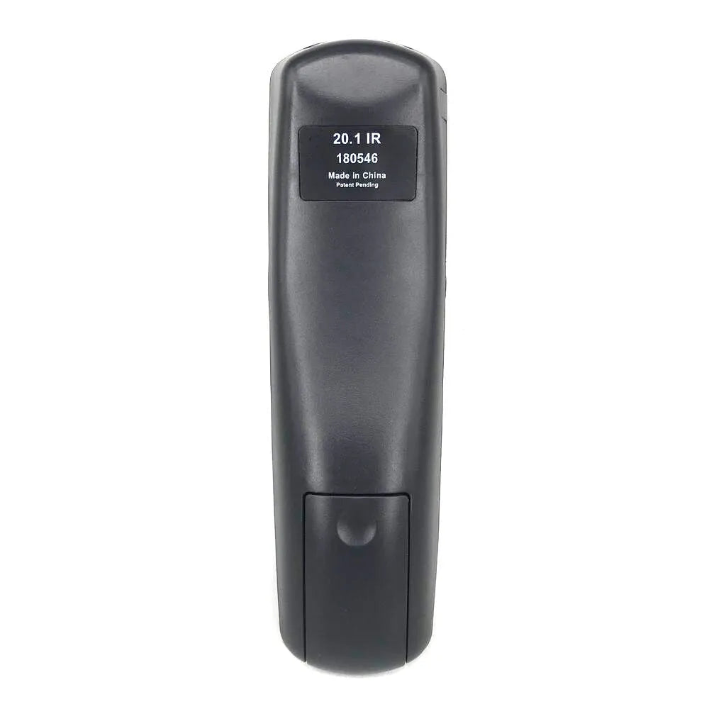 Black flat universal remote control for DISH Network satellite TV box code 20.1.