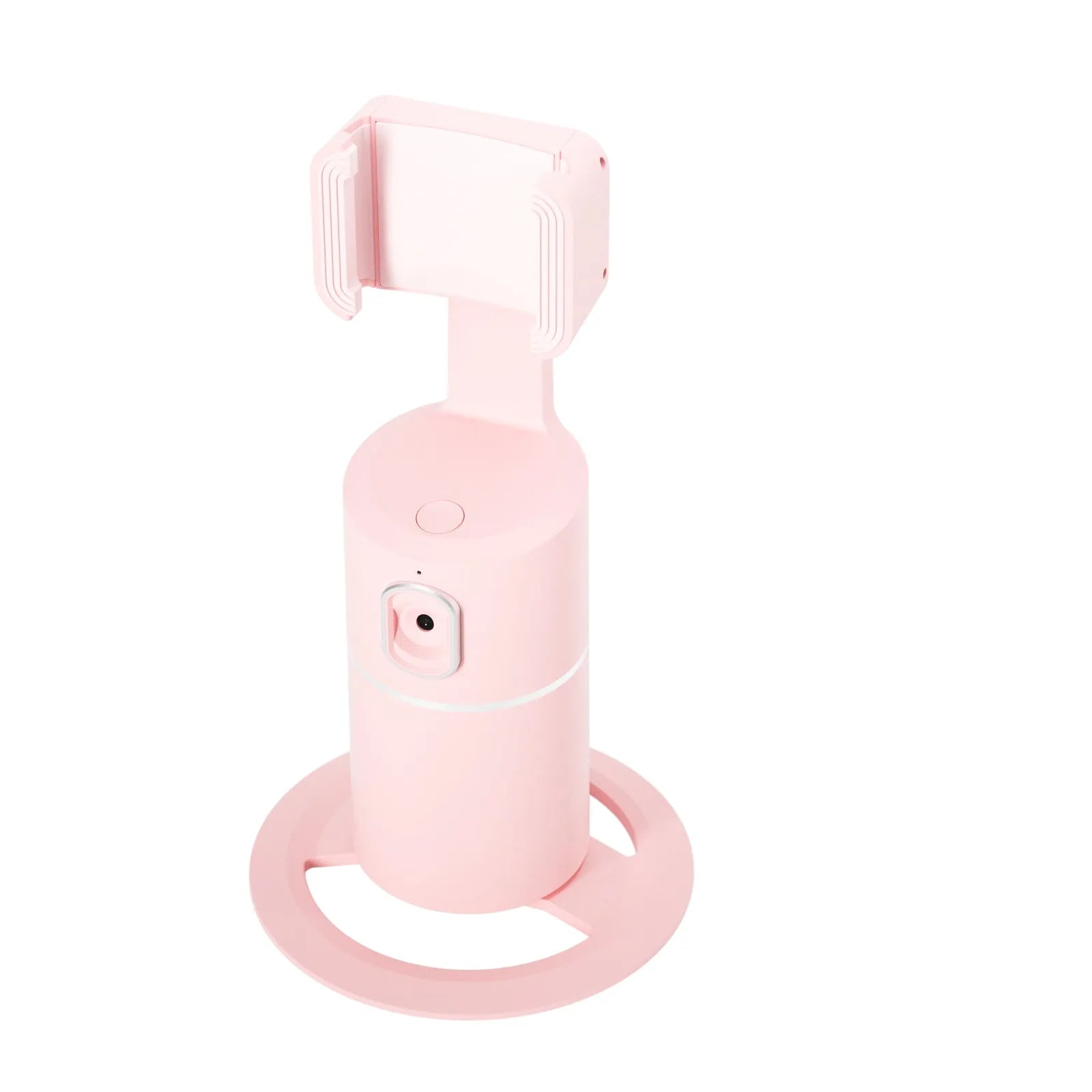 Smartphone tracking stabilizer gimbal with 360-degree rotation and clip installation