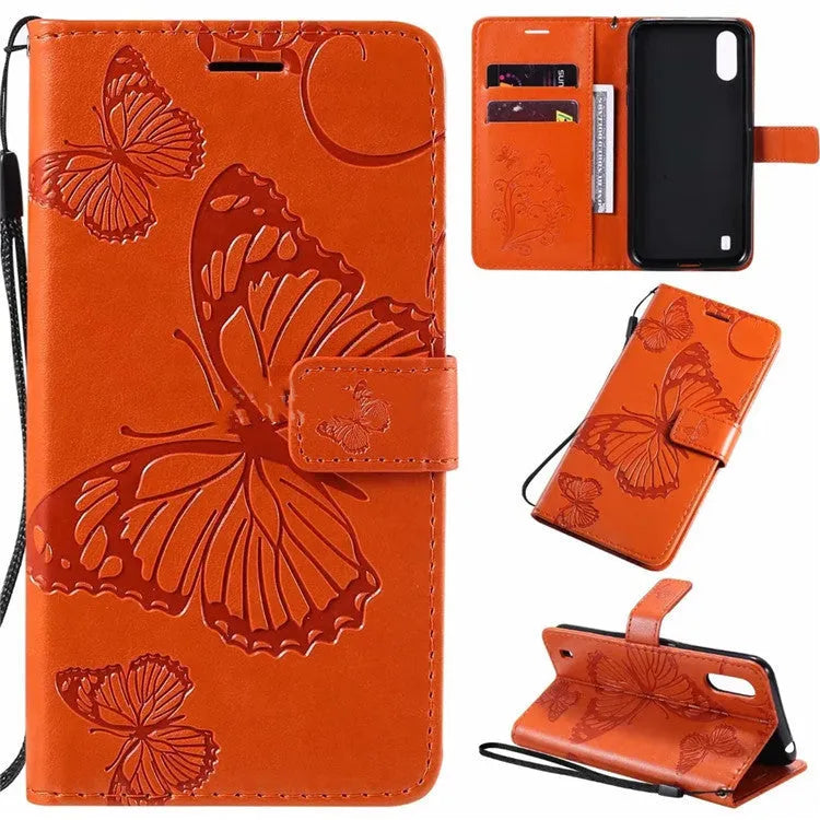 Xiaomi Butterfly wallet-style mobile phone case in a solid colour with fold-over flap and card slots.