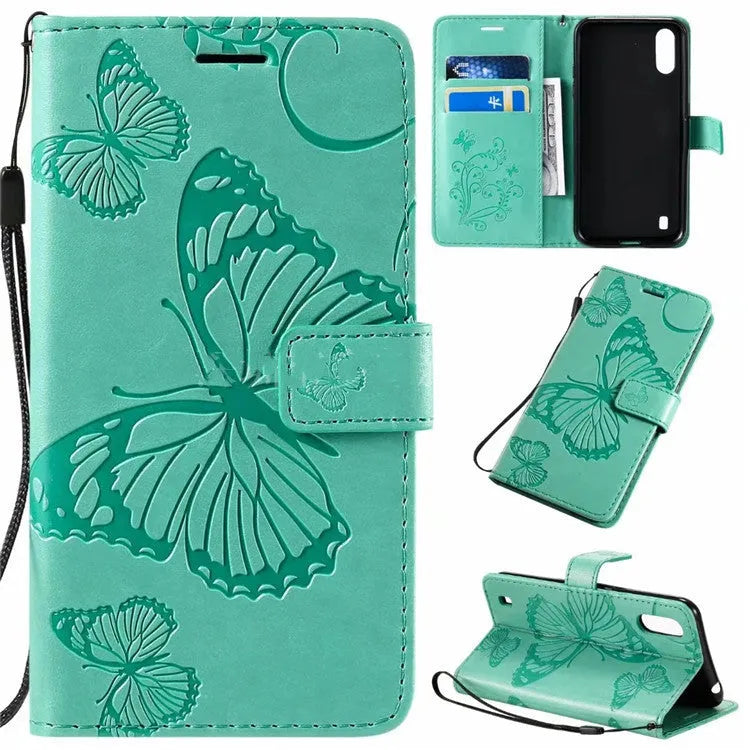 Xiaomi Butterfly wallet-style mobile phone case in a solid colour with fold-over flap and card slots.