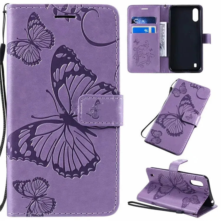 Xiaomi Butterfly wallet-style mobile phone case in a solid colour with fold-over flap and card slots.
