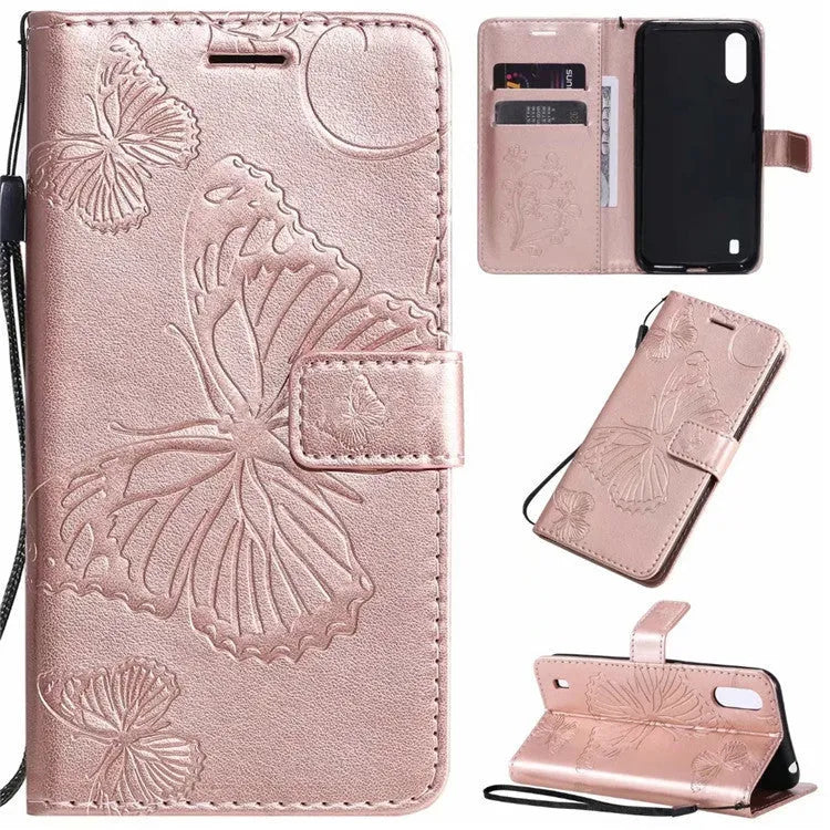 Xiaomi Butterfly wallet-style mobile phone case in a solid colour with fold-over flap and card slots.