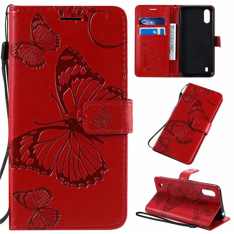 Xiaomi Butterfly wallet-style mobile phone case in a solid colour with fold-over flap and card slots.