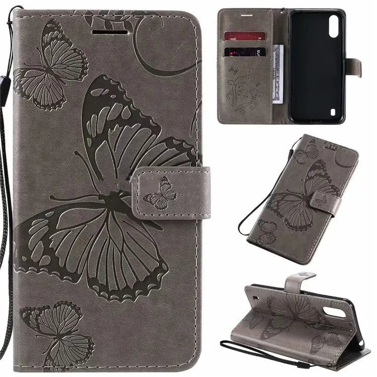 Xiaomi Butterfly wallet-style mobile phone case in a solid colour with fold-over flap and card slots.
