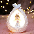 Synthetic resin angel wings star light bedside sleeping night light