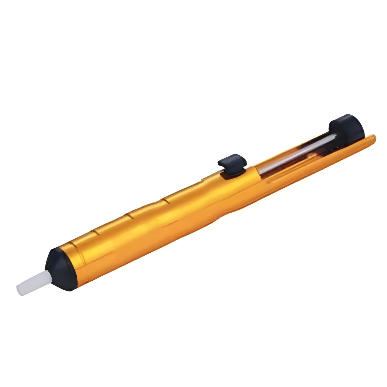 GS-107 manual solder sucker tin pump desoldering tool in blue colour with extended nozzle