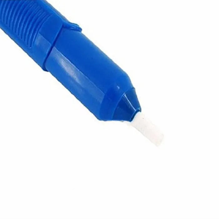 GS-107 manual solder sucker tin pump desoldering tool in blue colour with extended nozzle