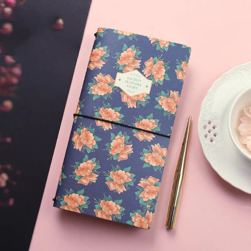 TN hand account book with soft cover in simple design, shown in one of five available colour options