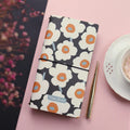 TN hand account book with soft cover in simple design, shown in one of five available colour options