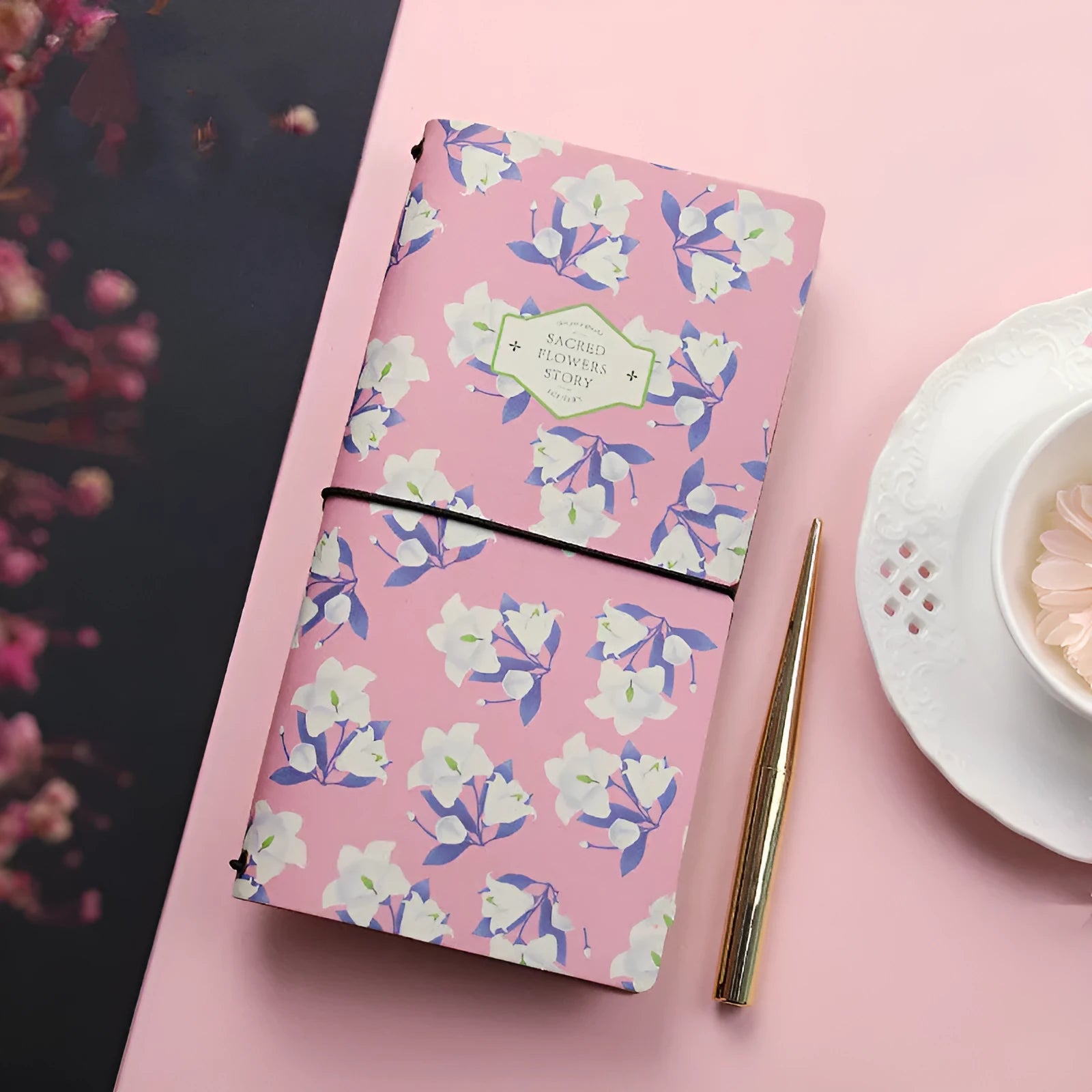 TN hand account book with soft cover in simple design, shown in one of five available colour options