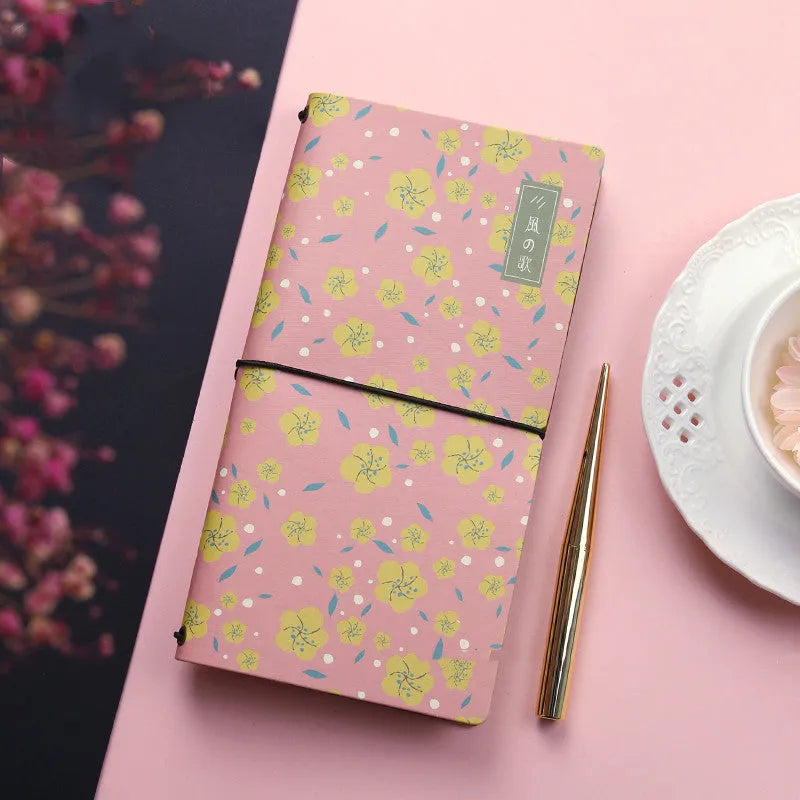 TN hand account book with soft cover in simple design, shown in one of five available colour options