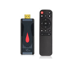 Android TV set-top box mini PC dongle with Allwinner H313 processor and remote control