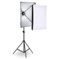 LIBEN 50x70cm photography softbox studio lighting kit with adjustable 2-metre stand