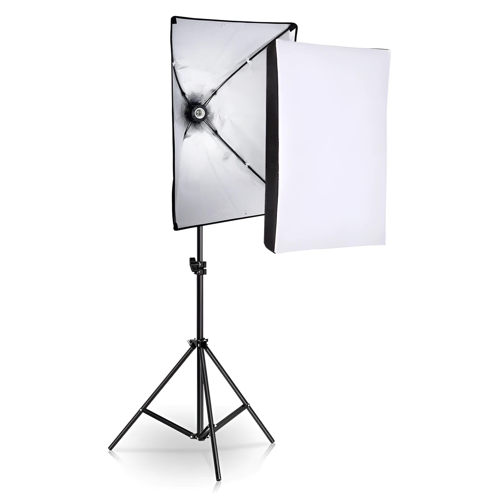 LIBEN 50x70cm photography softbox studio lighting kit with adjustable 2-metre stand