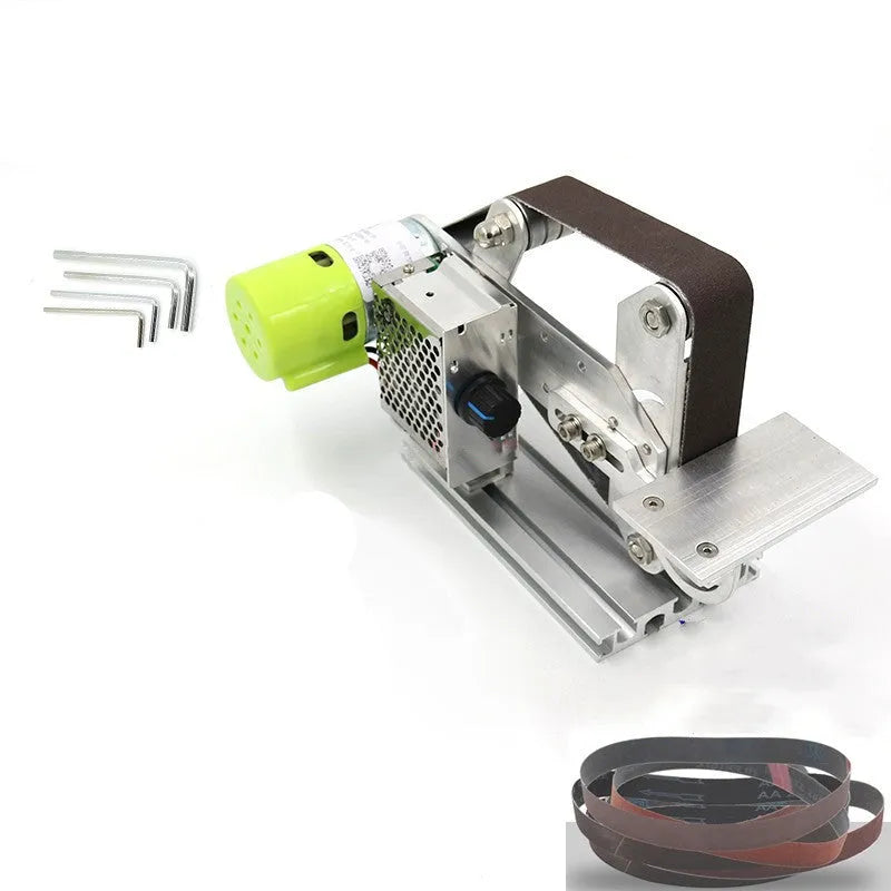 895 fixed angle multifunctional belt machine on workshop bench