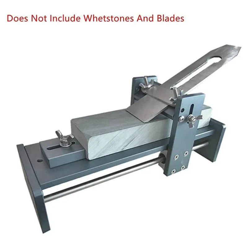 Fixed angle sharpener tool for woodworking with adjustable gantry and aluminium alloy construction