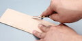 Leather hand tools set with drum shovel wide shovel edge thinning knife for sectional cutting