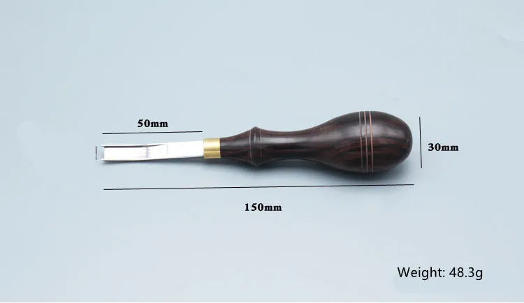 Leather hand tools set with drum shovel wide shovel edge thinning knife for sectional cutting