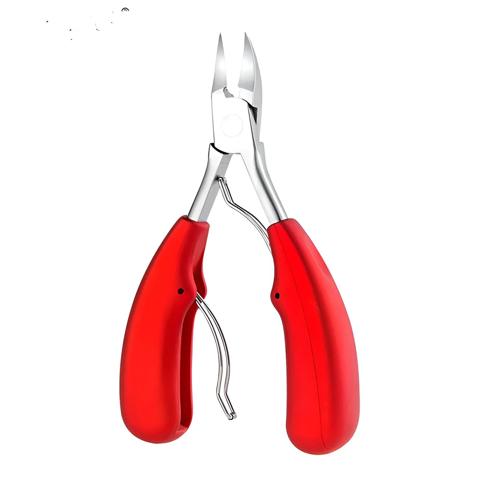 Stainless steel nail clippers with coloured ABS handles and matching dead skin scissors