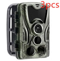 Green cellular trail camera for hunting with 16MP sensor and night vision LEDs