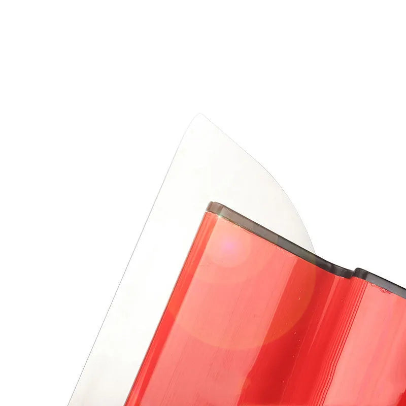 Red 40cm stainless steel levelling scraper tool for wall putty removal
