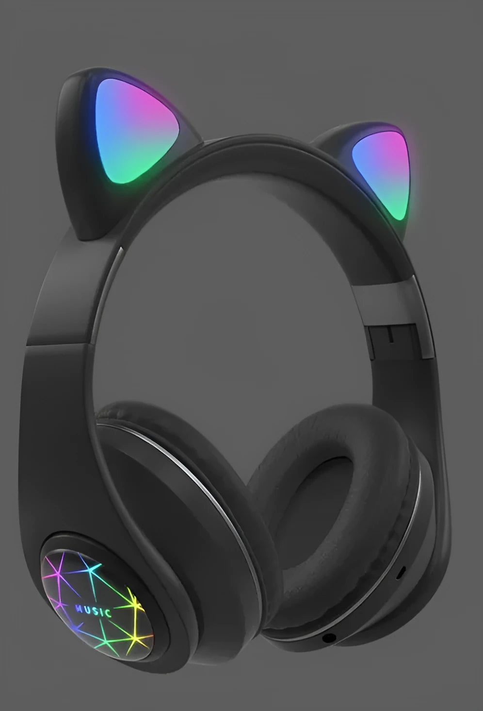 Cat ear Bluetooth wireless headset in multiple colours with head-mounted design