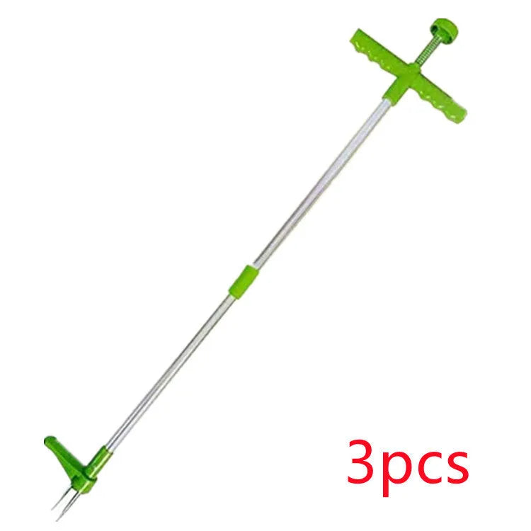 Aluminium tube manual garden weeding and digging tool measuring 50cm length