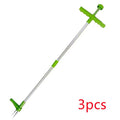Aluminium tube manual garden weeding and digging tool measuring 50cm length