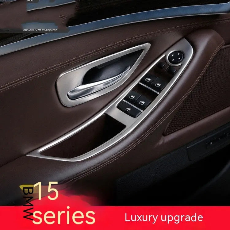 BMW 5 Series interior handle decorative strips in inner handle colour - four-piece set