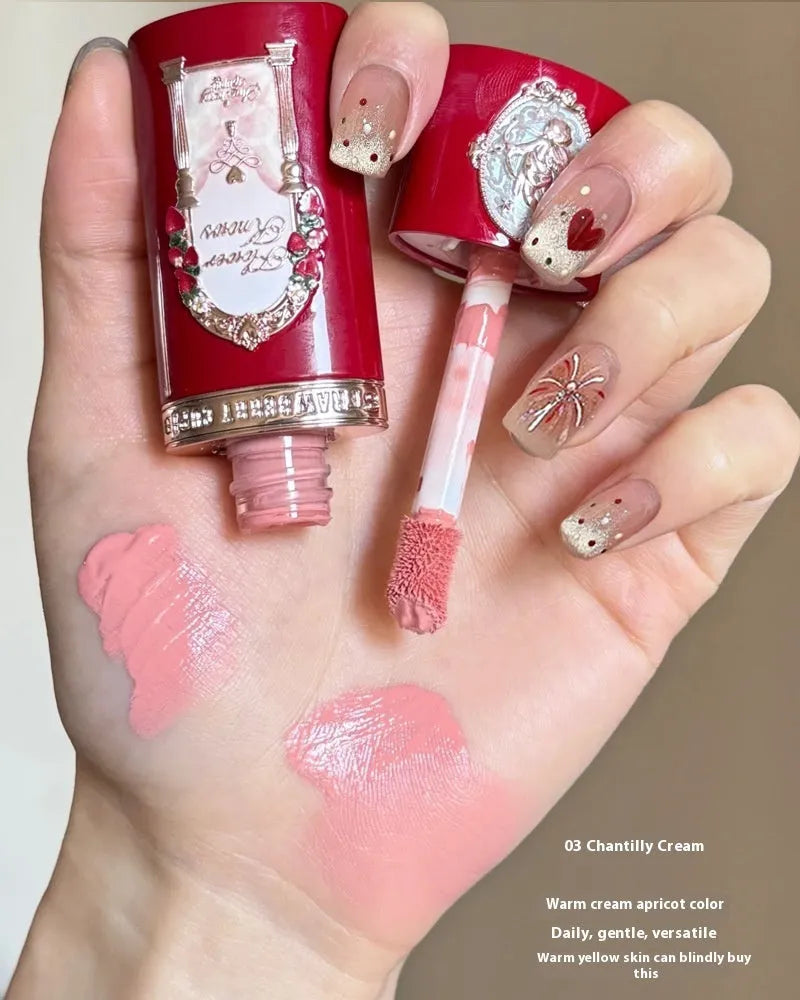 Strawberry Cupid Liquid Blush in six colour options for natural cheek colour application
