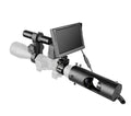 Black digital night vision goggles with 5-inch LCD screen and 35-45mm objective lenses