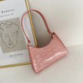 Korean style small square women's shoulder bag in PU material with crossbody strap