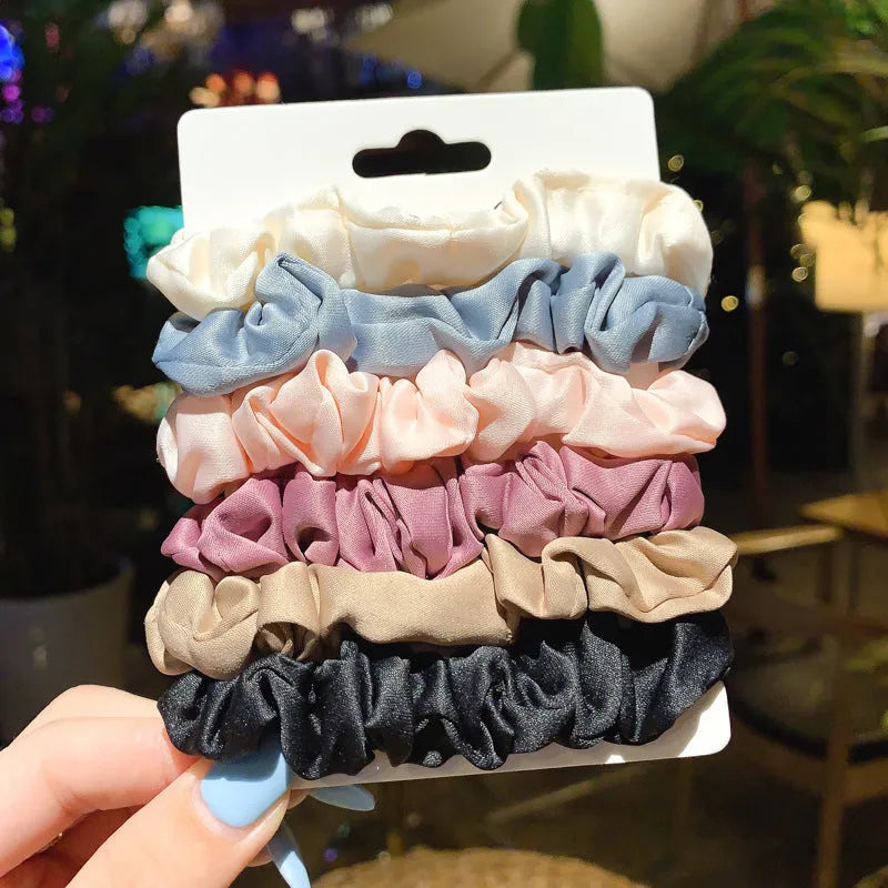 Children's small intestine hair ring and large intestine head rope set in multiple colours