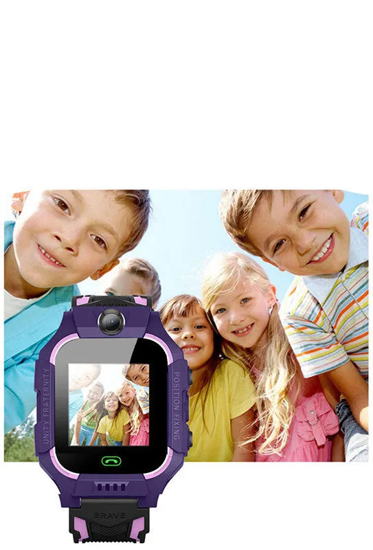 Z6 Q19 children's smart watch in green, purple or red with 1.44-inch touch screen and GPS positioning