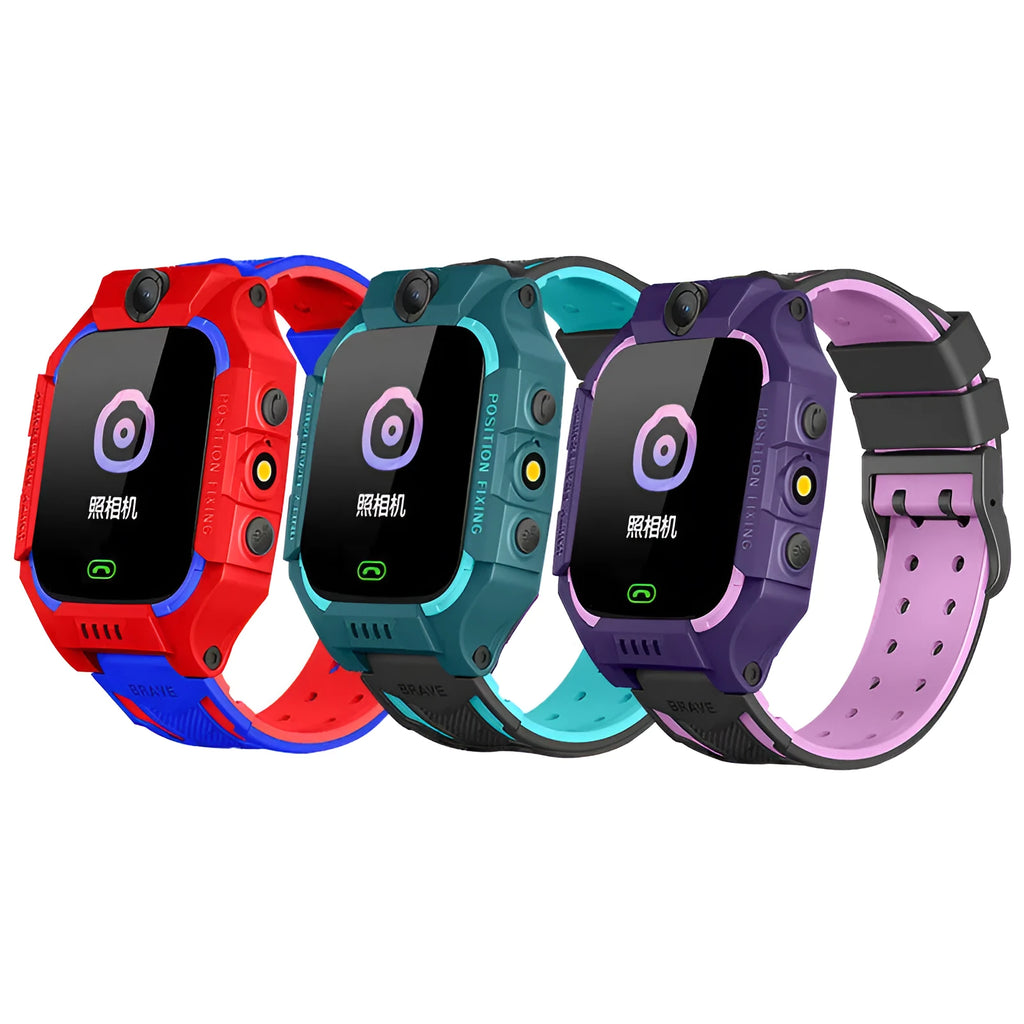 Z6 Q19 children's smart watch in green, purple or red with 1.44-inch touch screen and GPS positioning