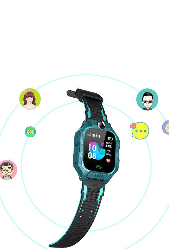 Z6 Q19 children's smart watch in green, purple or red with 1.44-inch touch screen and GPS positioning