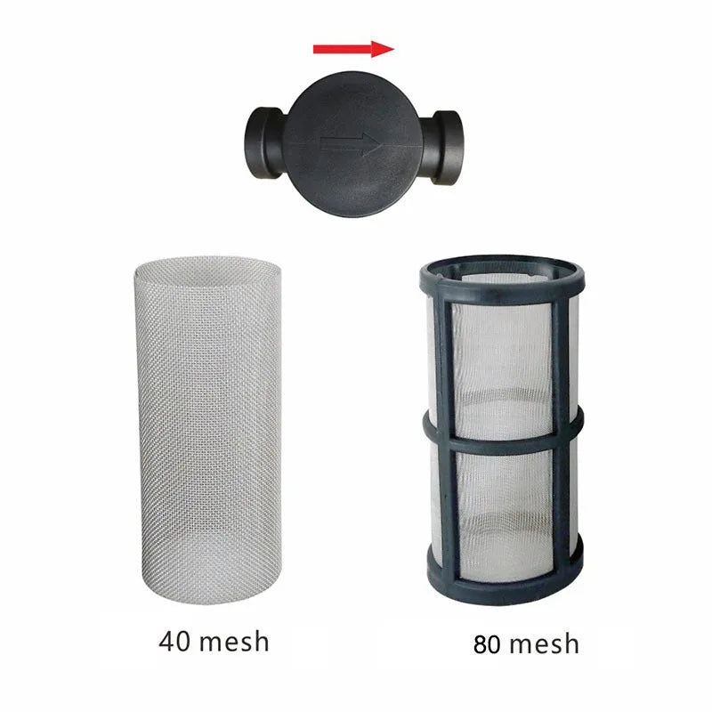 Enhanced pipeline pre-filter water filter with stainless steel mesh in Y-type design for household water systems