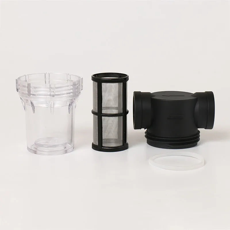 Enhanced pipeline pre-filter water filter with stainless steel mesh in Y-type design for household water systems