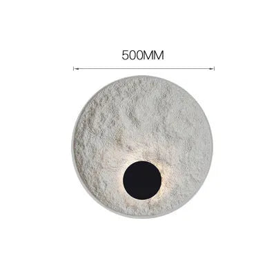 White iron wall lamp in modern design available in 300mm and 500mm sizes