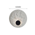White iron wall lamp in modern design available in 300mm and 500mm sizes