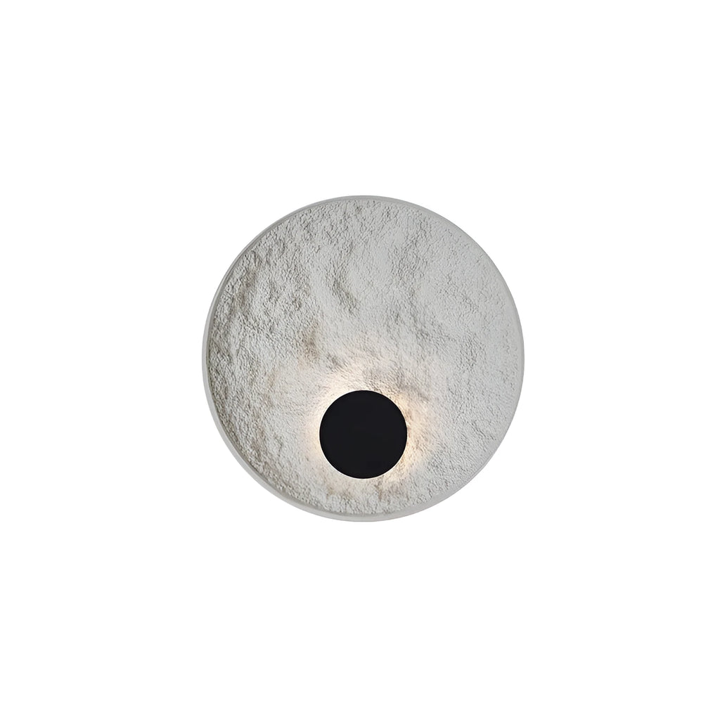 White iron wall lamp in modern design available in 300mm and 500mm sizes