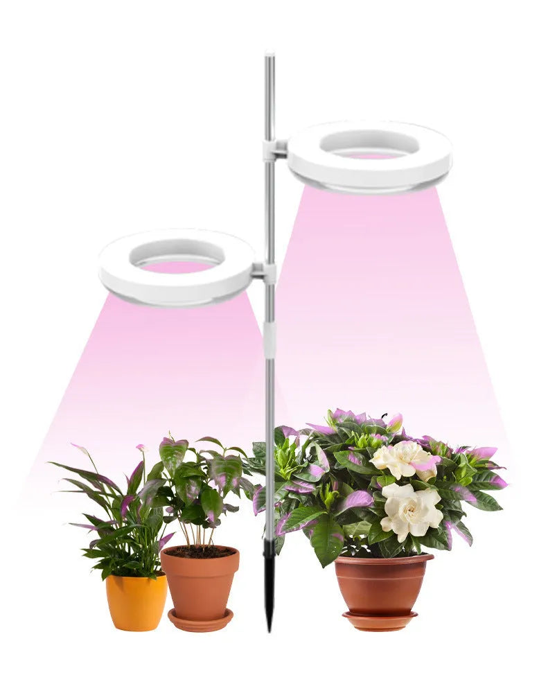 Desk plant growth lamp with full spectrum lighting and PC material housing measuring 160mm by 29mm