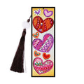 DIY diamond painting bookmark kit with special-shaped mandala patterns and flower decorations