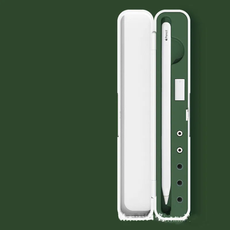 Hard-shell protective travel case for Apple Pencil 1st and 2nd Generation in multiple colours.